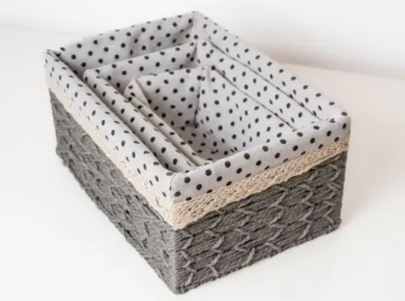 [FURN-035 - Decorative Storage Basket] Decorative Storage Basket