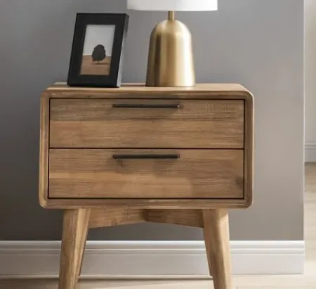 [FURN-042 - 2-Drawer Nightstand] Drawer Nightstand