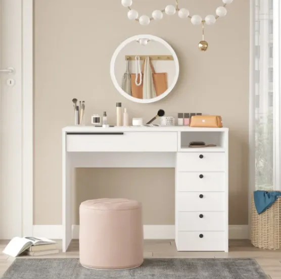 [FURN-045 - Vanity Table with Mirror] Vanity Table with Mirror